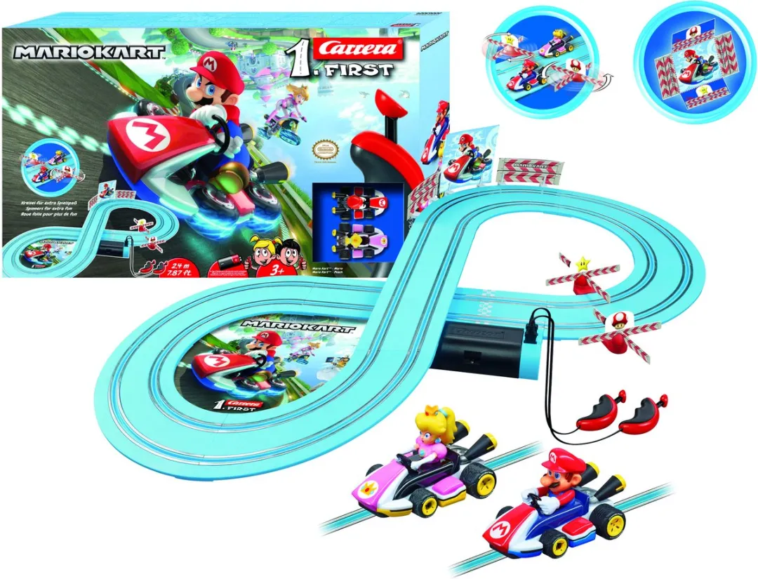 Carrera First Super Mario Racebaanset Blauw