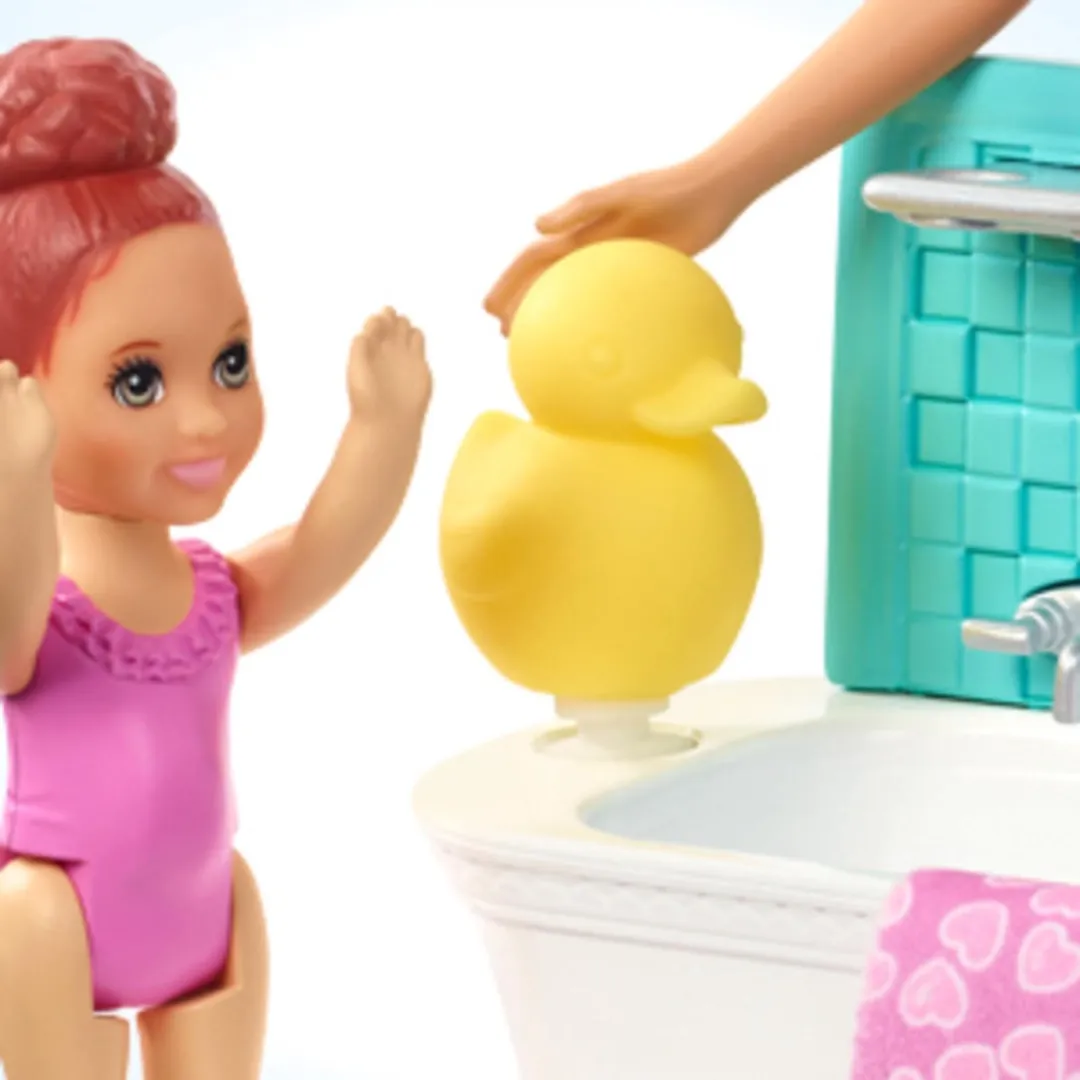 Barbie Skipper Babysitters Inc Badtijd FXH05 - afbeelding 6 van 6