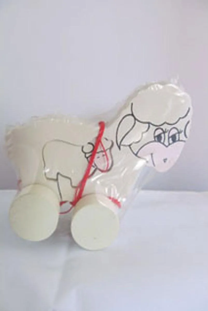 Igra Toys Houten Trekbeest Schaap