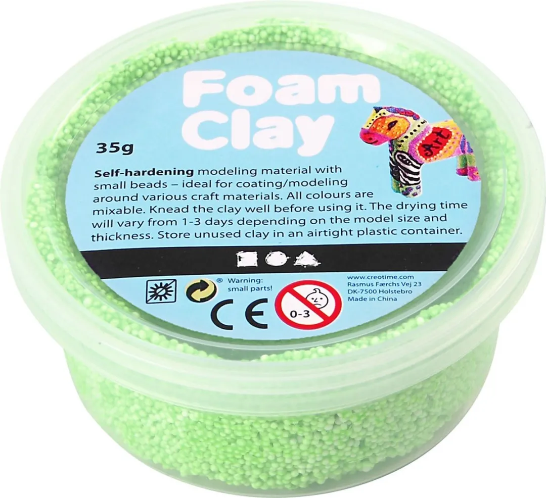 Foam Clay Neon Groen 35g