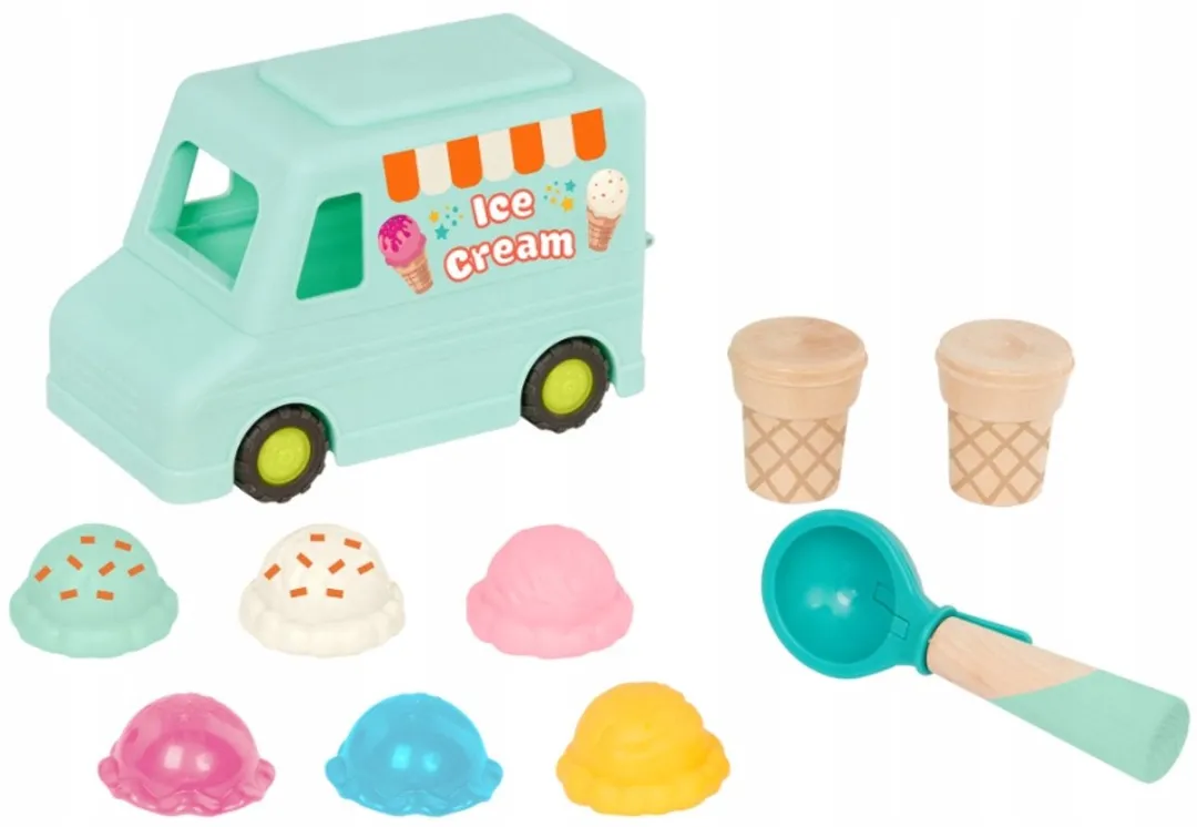 B.Toys Sweet Scoops IJswagen - Houten Speelgoed voor Kinderen