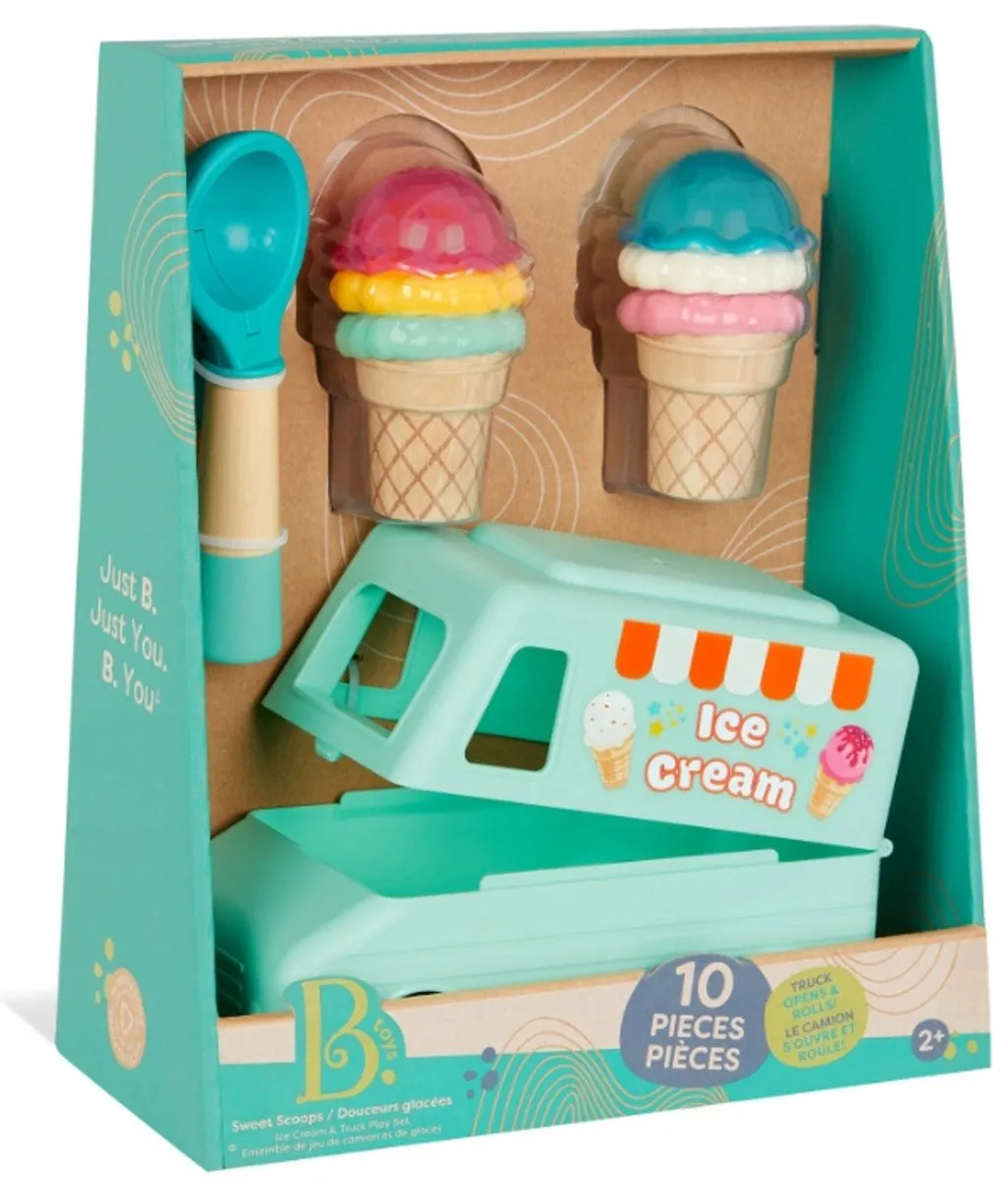B.Toys Sweet Scoops IJswagen - Houten Speelgoed voor Kinderen
