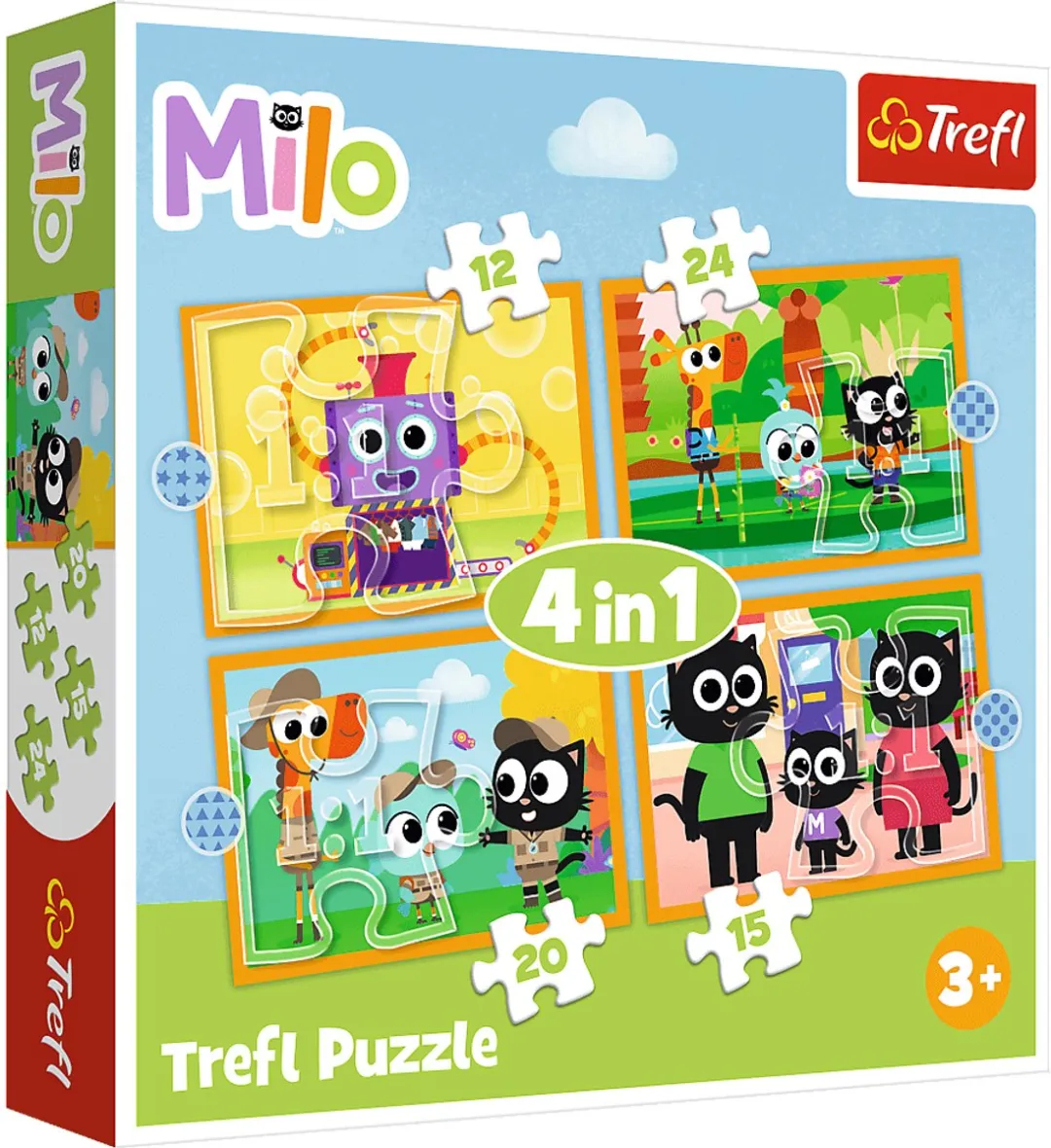 Trefl Stripfiguren Puzzel 24 Stuks