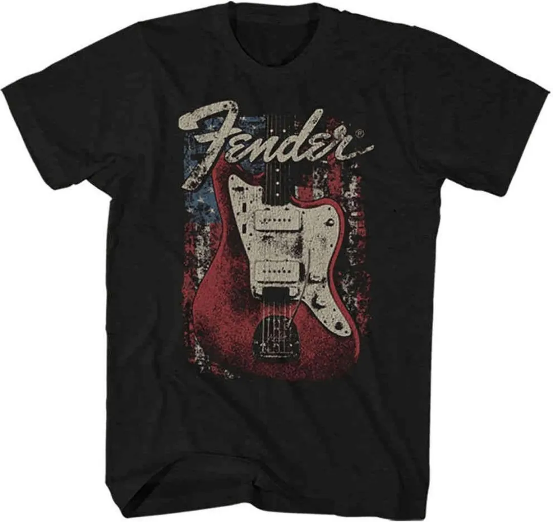 Fender Distressed Heren T-shirt S