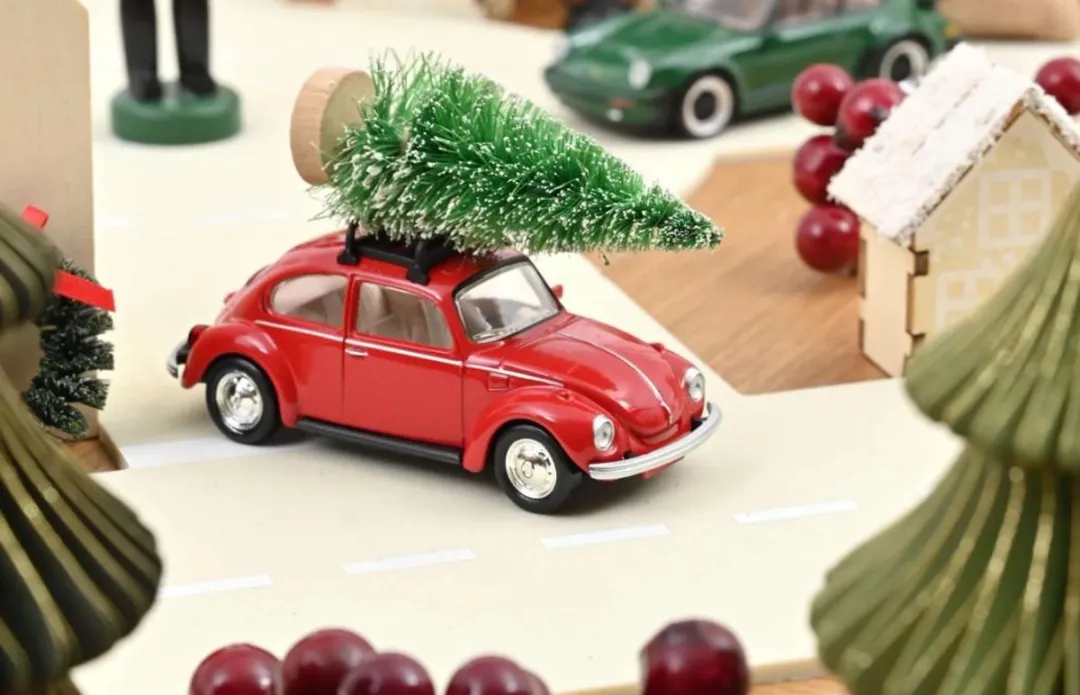 Volkswagen Kever Modelauto 1:43 - Rood - Norev 841006
