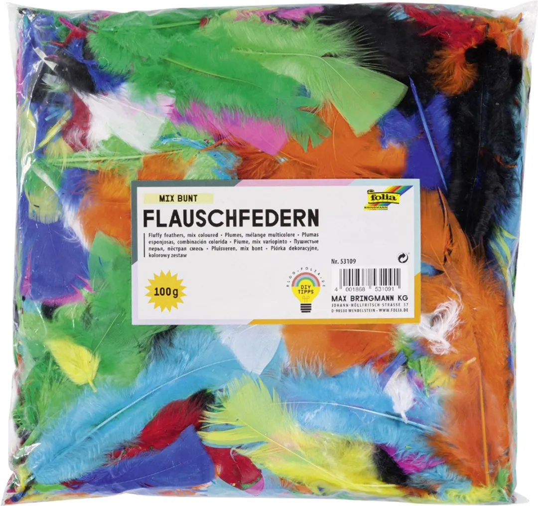 Folia Fleece Veren 10g - Ø1cm