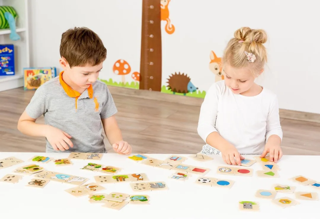 Beleduc Houten Cognitopuzzel Vormen - 35 Stuks - Multicolor