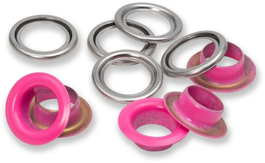 Prym Ringen met schijven 11mm Donkerbruin - 20 Stuks