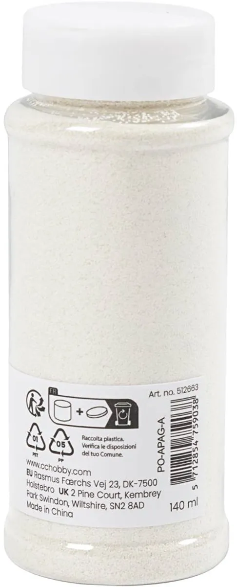 Creativ Company Bio Sparkles 140ml - Wit