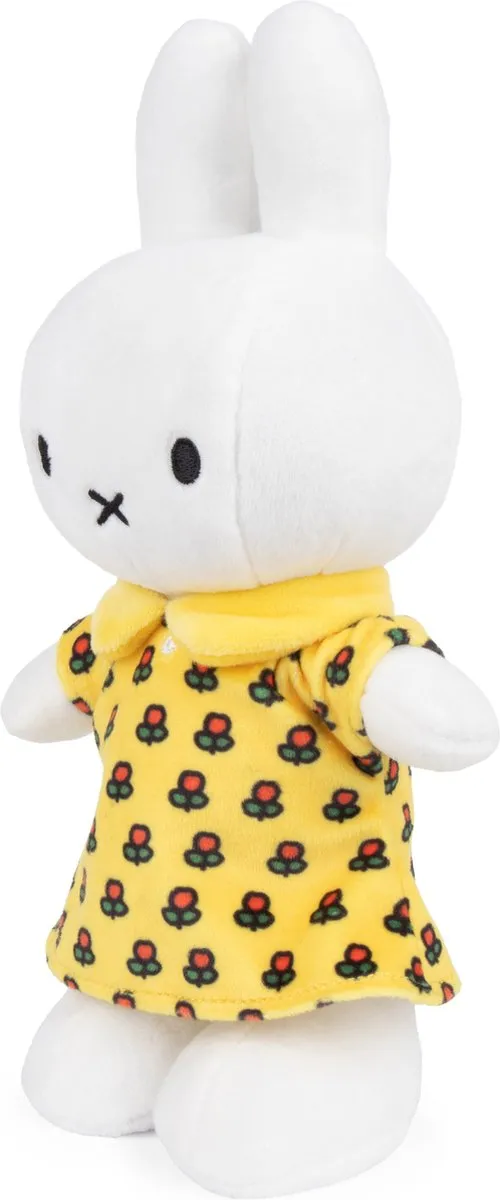 Bon Ton Toys Nijntje Pop - 24 cm - Tulpenjurk Geel/Wit