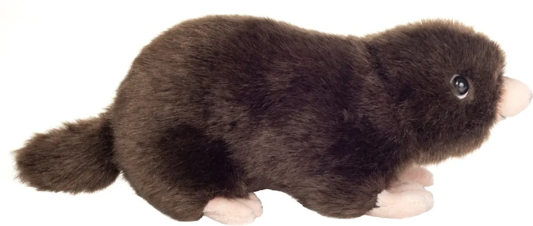 Teddy Hermann Knuffeldier Mol - Zwart 17cm