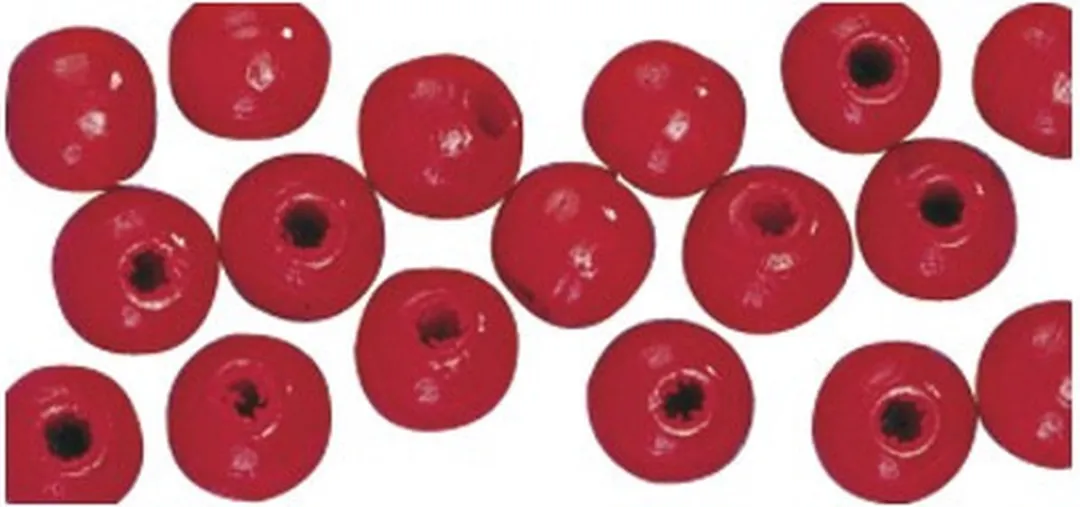 Rayher Houten Kralen Rood Ø6mm - 115 Stuks