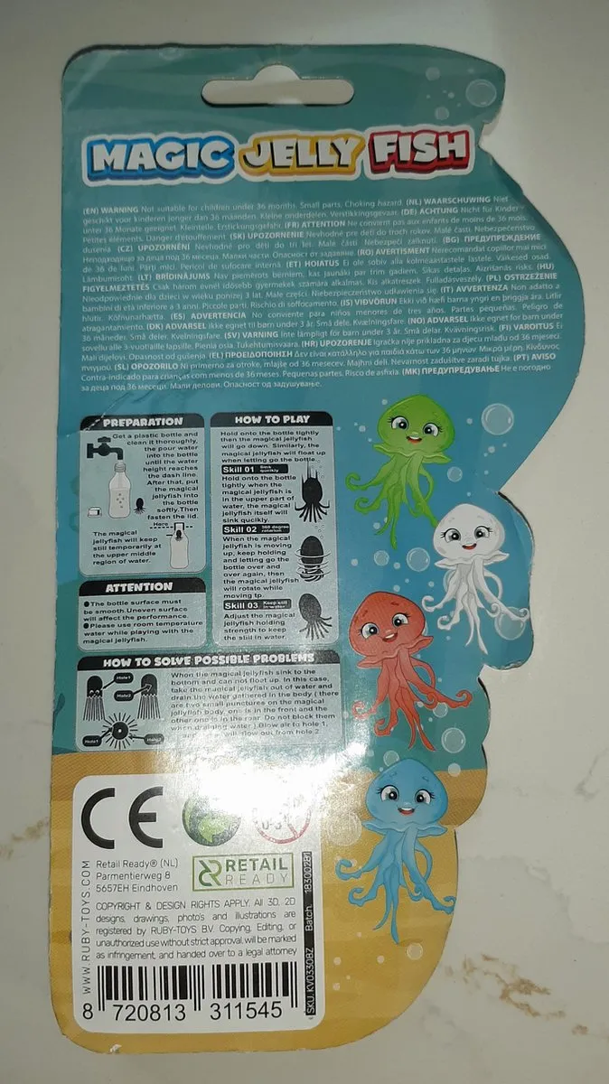 Magic Jelly Fish - speelgoed water kwal - kids - drijfspeelgoed - topcadeau