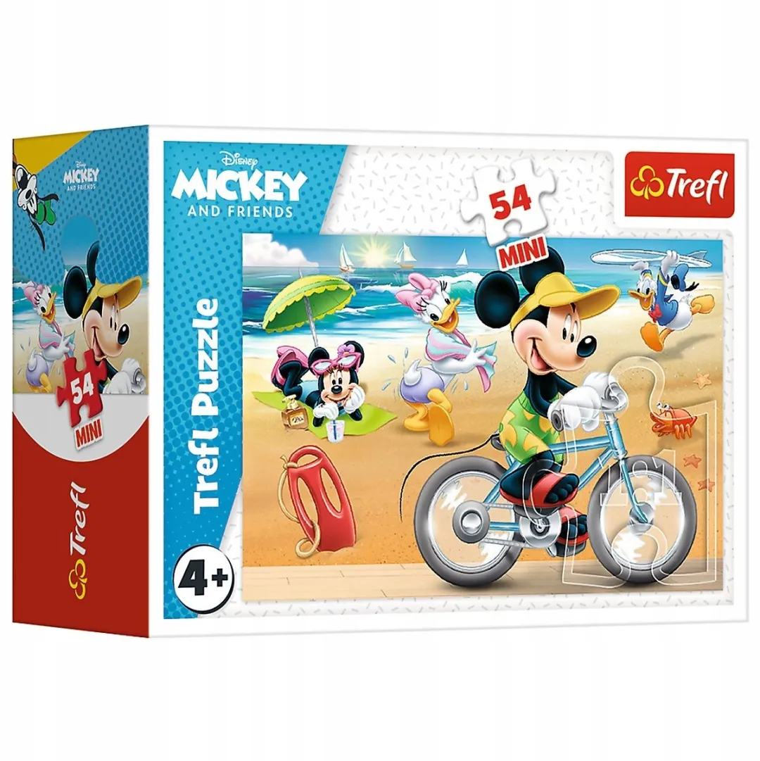 Trefl Mini Puzzel Mickey Mouse Dag met Vrienden 54 Stukjes