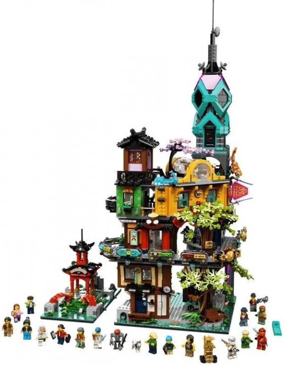 LEGO Ninjago Stadstuinen 71741 - 5685 Stukken - afbeelding 2 van 4