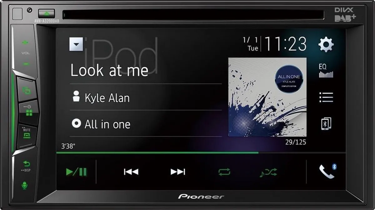 Pioneer AVH-A3200DAB Autoradio DAB+ - 4x50W