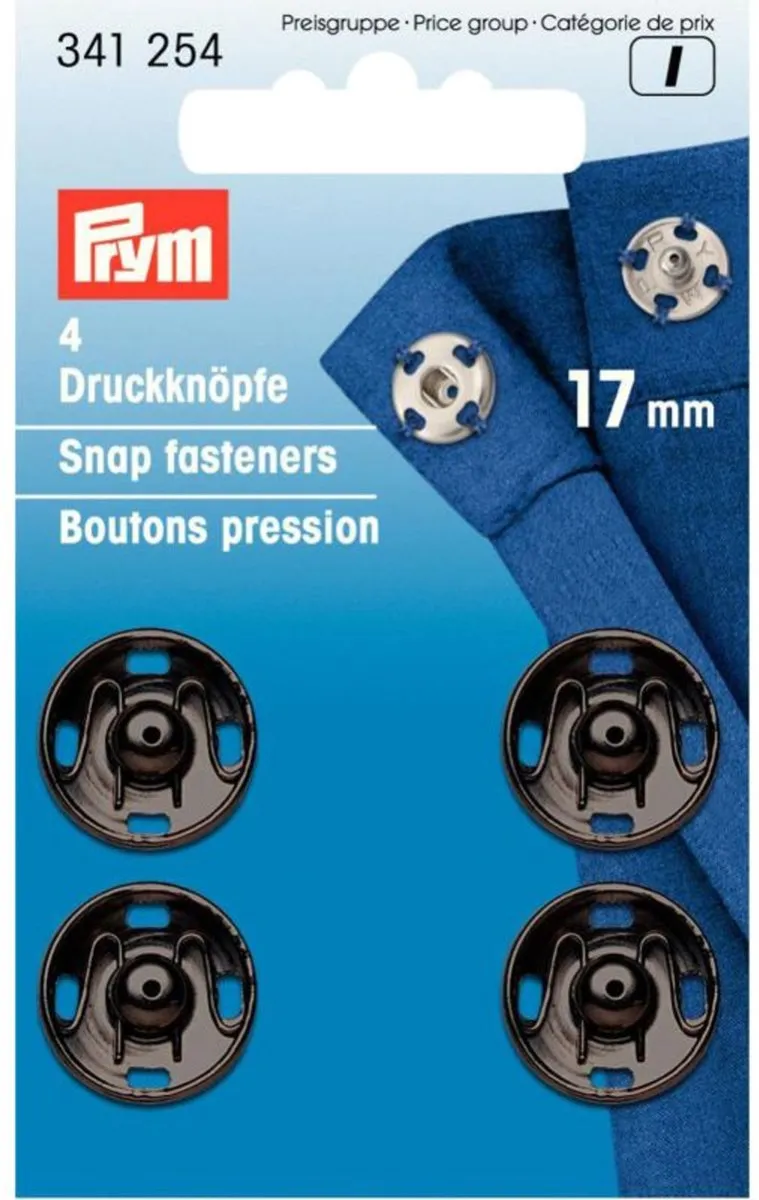 Prym Aannaaidrukknopen 17mm - 4 Stuks
