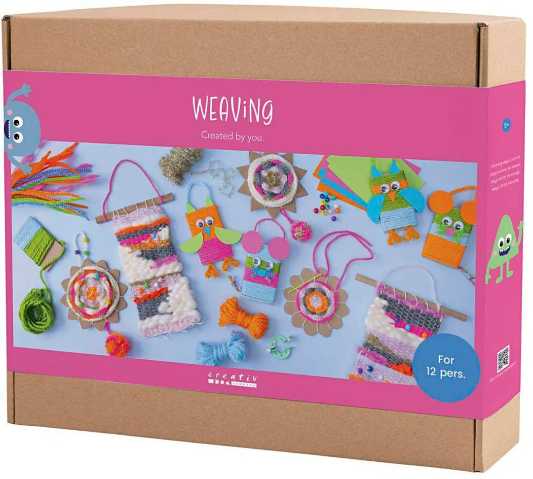 Creativ Company Groepsset Weven Wanddecoraties - Multicolor
