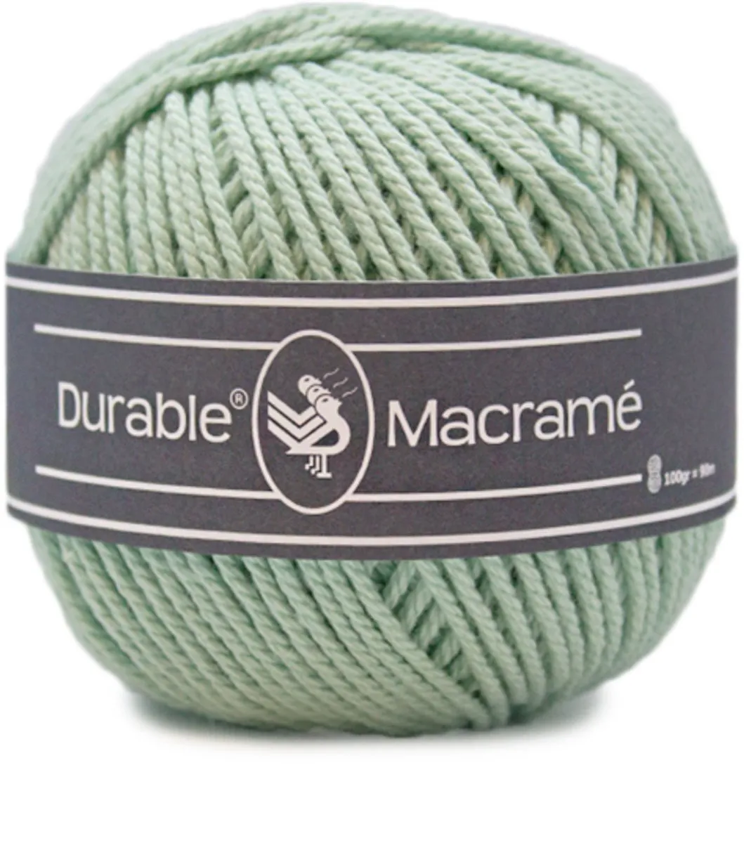 Durable Macramé Garen 2137 - Mint