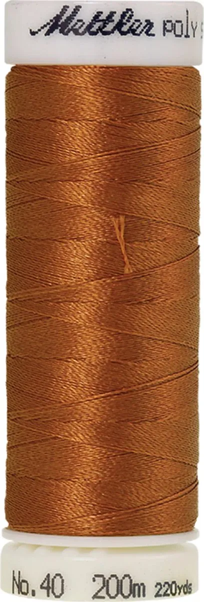Amann Mettler Polysheen Borduurgaren 932 - 200m - Bruin