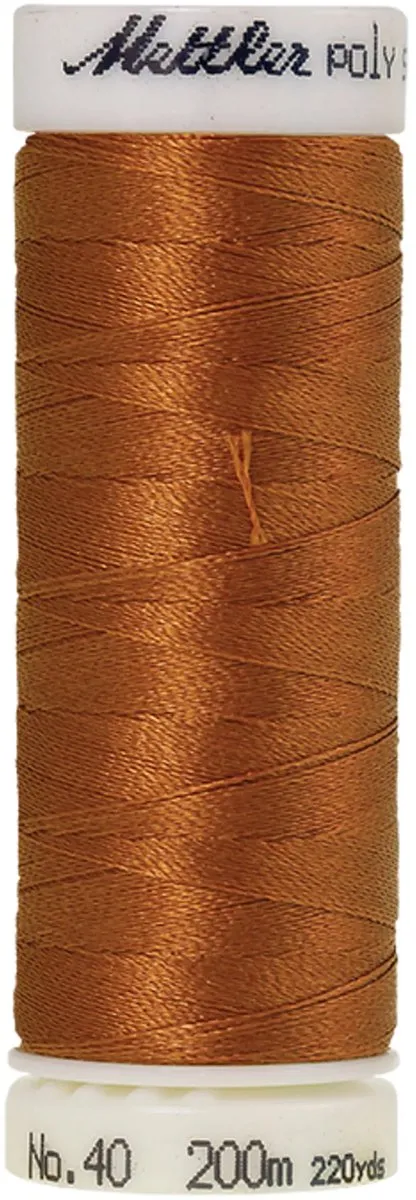 Amann Mettler Polysheen Borduurgaren 932 - 200m - Bruin