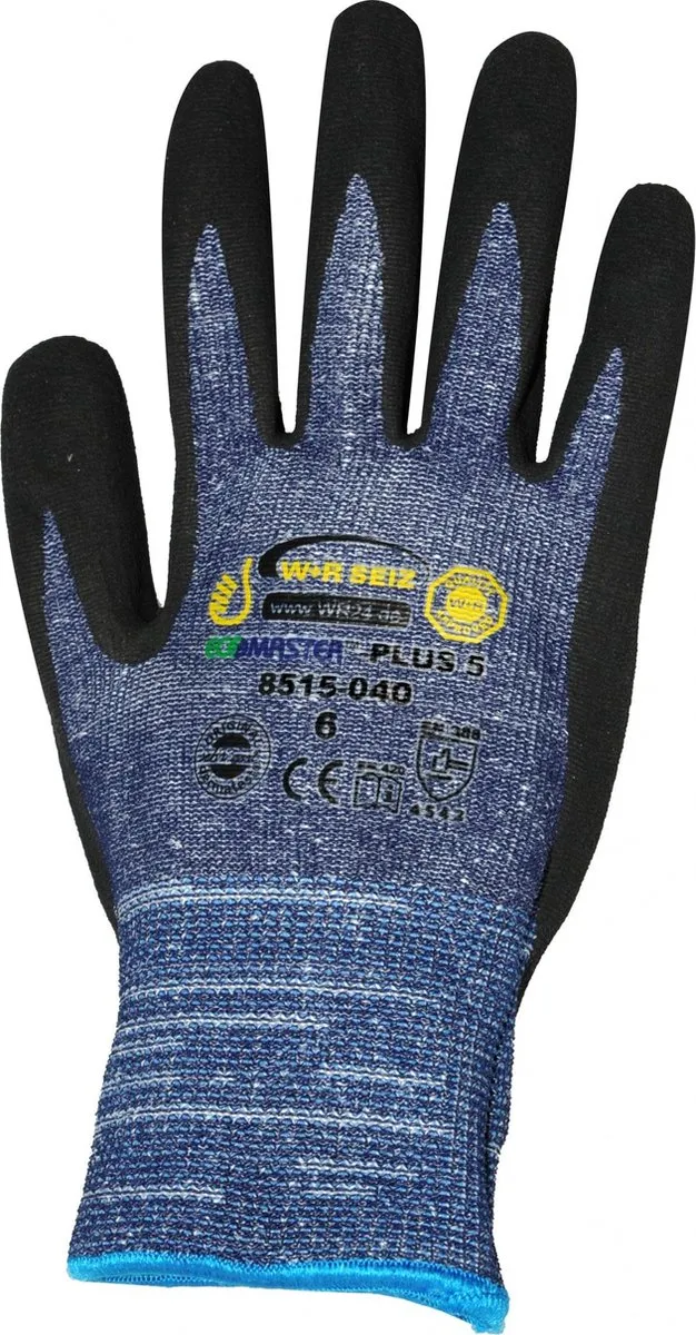 Kids At Work Snijbestendige Handschoenen - Zwart