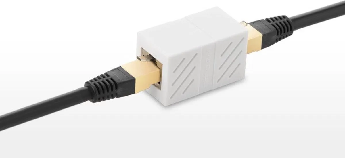 Ugreen RJ45 Netwerkconnector Wit - 20311