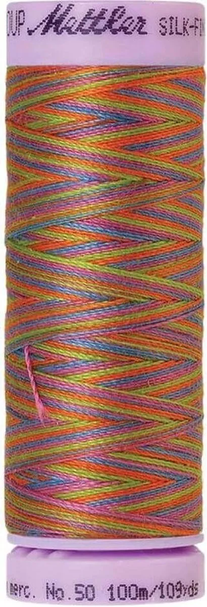Amann Silk-Finish Cotton Groen-Blauw 100m