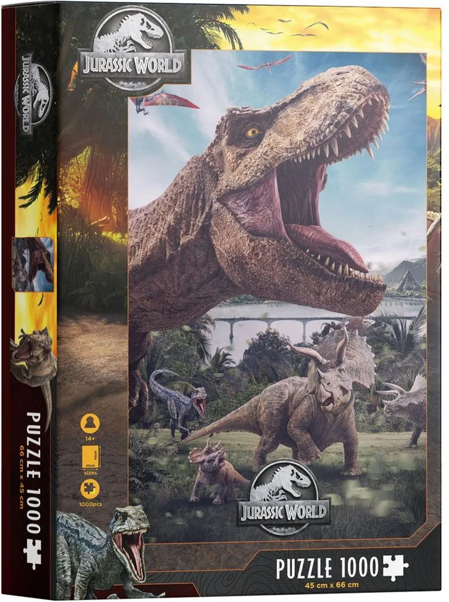 SD Toys Jurassic World Rex Puzzle Poster