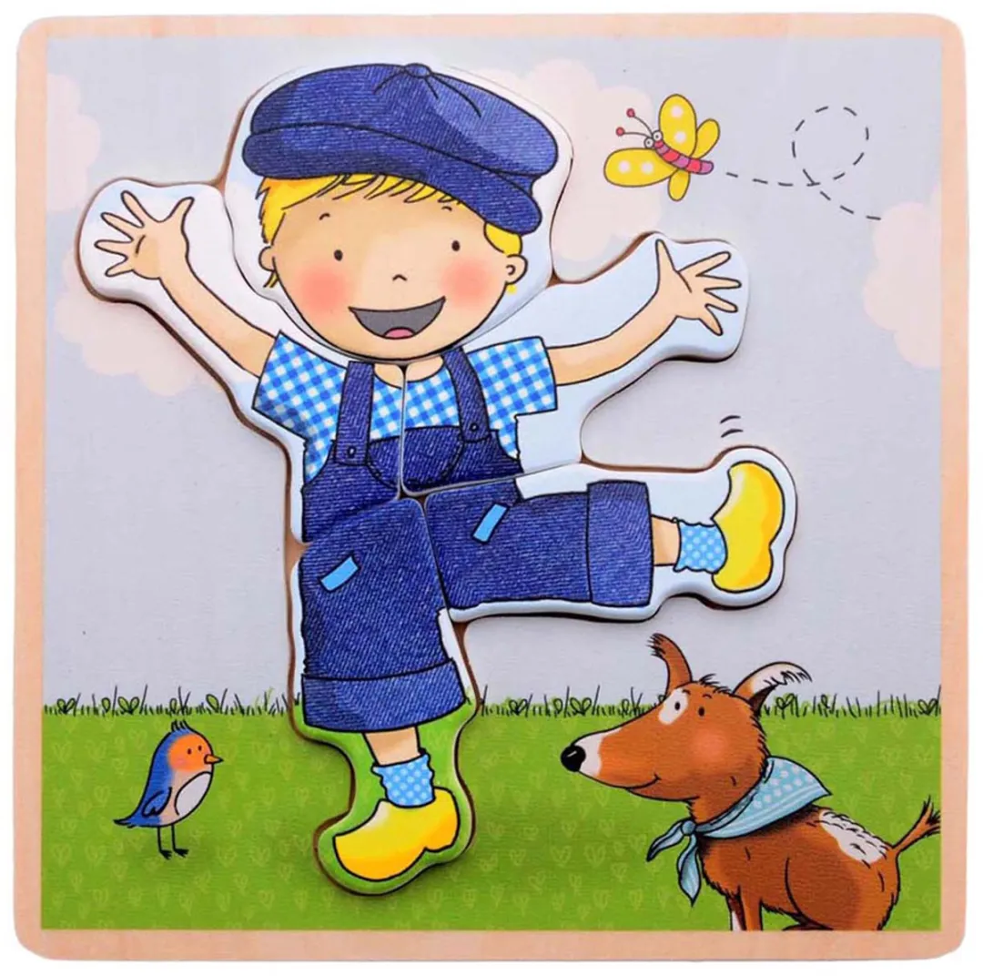 Johntoy Fien en Teun Puzzel 1000 Stuks JT80169 - Multicolor