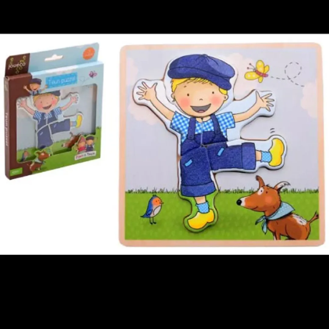 Johntoy Fien en Teun Puzzel 1000 Stuks JT80169 - Multicolor