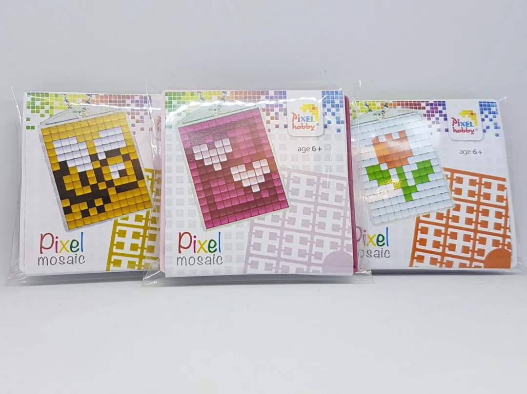 Pixelhobby Medaillons Tulpen bij Hartjes