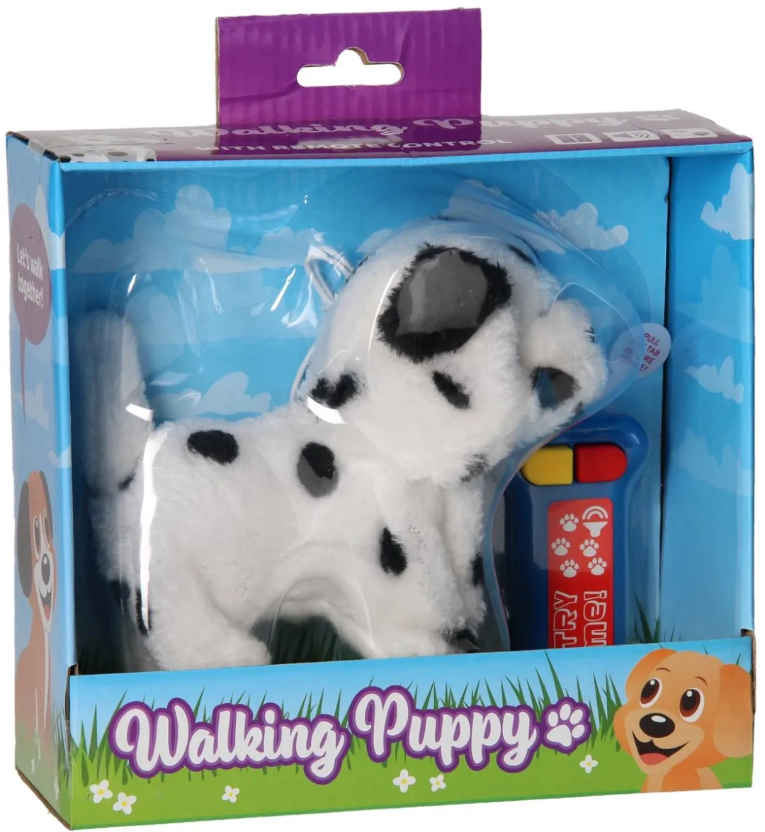 Johntoy Puppy Wandelend Junior 22,2 cm Pluche - Bruin