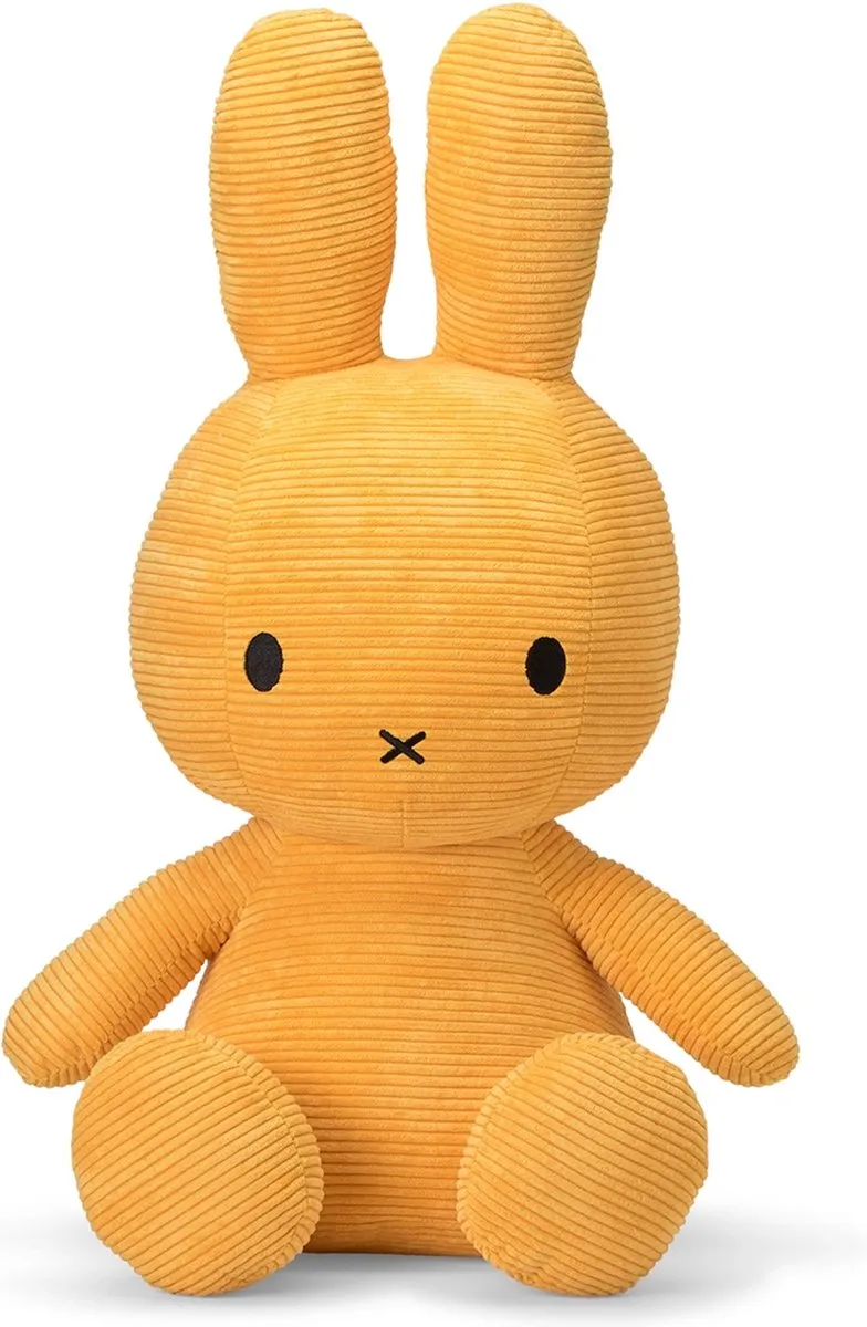 Nijntje Corduroy Yellow 70cm Eco - Knuffel Yellow