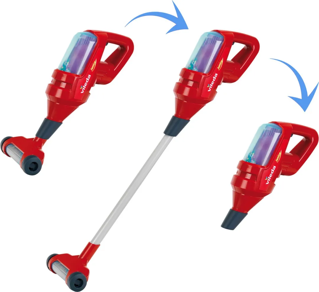 Klein Toys Vileda Upright Stofzuiger 3in1 Rood