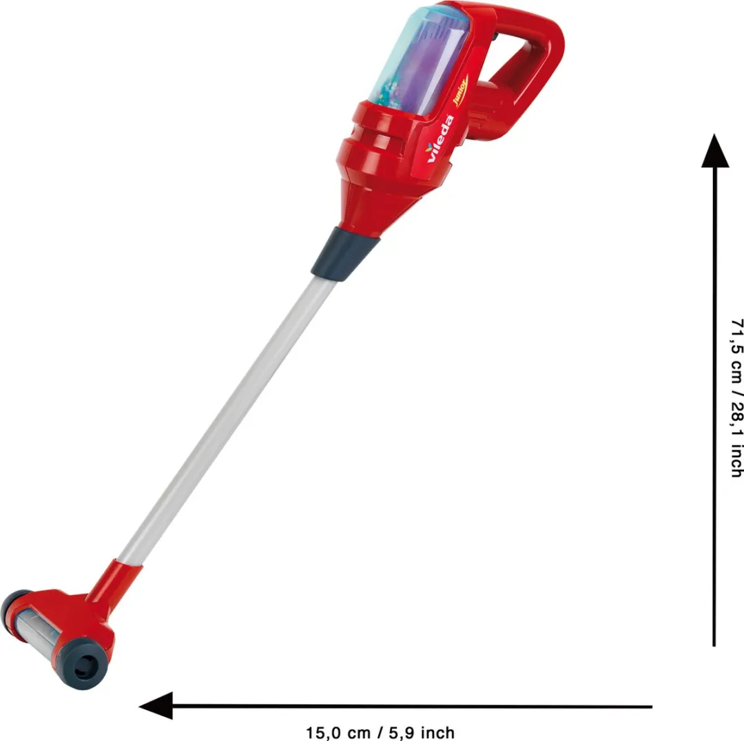 Klein Toys Vileda Upright Stofzuiger 3in1 Rood