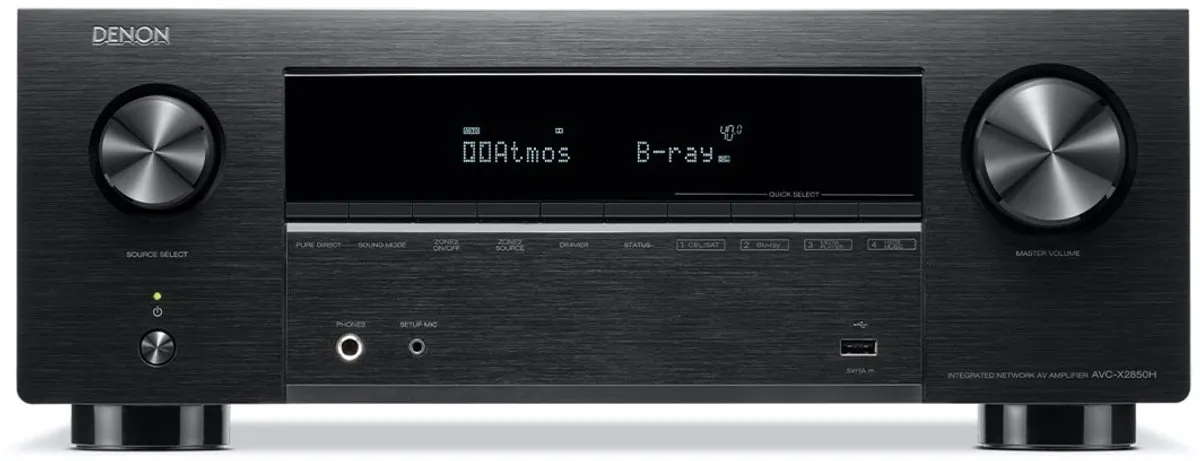 Denon AVC-X2850H Surround Receiver - 7.2 Kanalen - Zwart