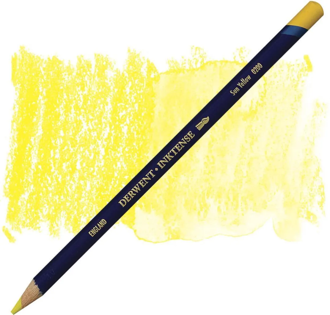 Derwent Inktense Potlood Sun Yellow 0200