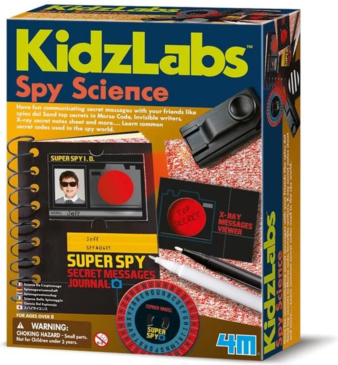 4M Kidzlabs Spy Science - Geheime Boodschap - Spion set