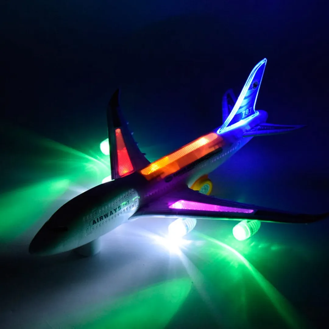 Speelgoed vliegtuig 59CM -Senior Aviation Airways 787 - LED licht + geluiden en rijdende wielen (incl. batterijen)