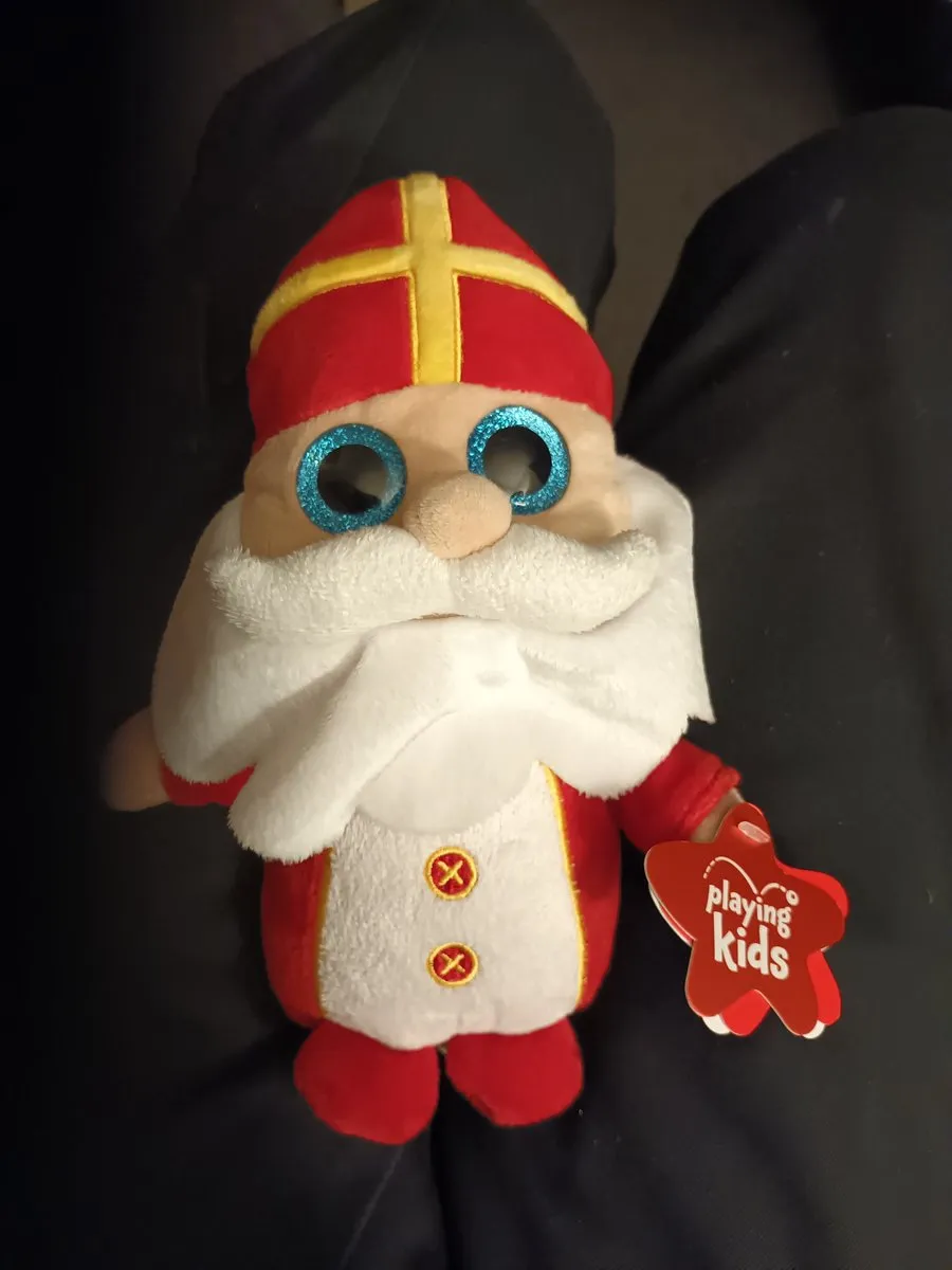Pluche sinterklaasje ca 20 cm