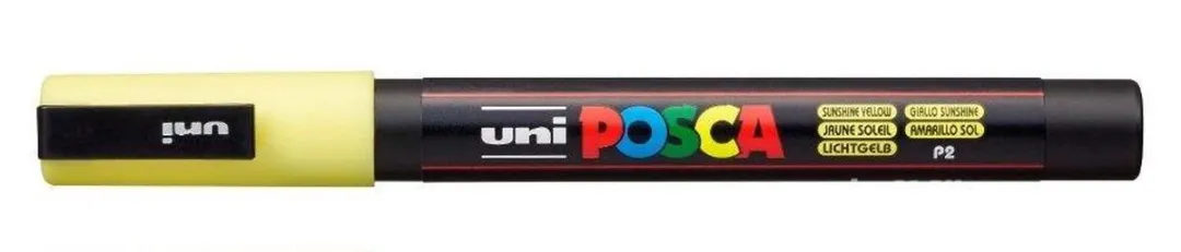 Posca Uni Verfmarker Zonnegeel - 1 Stuk