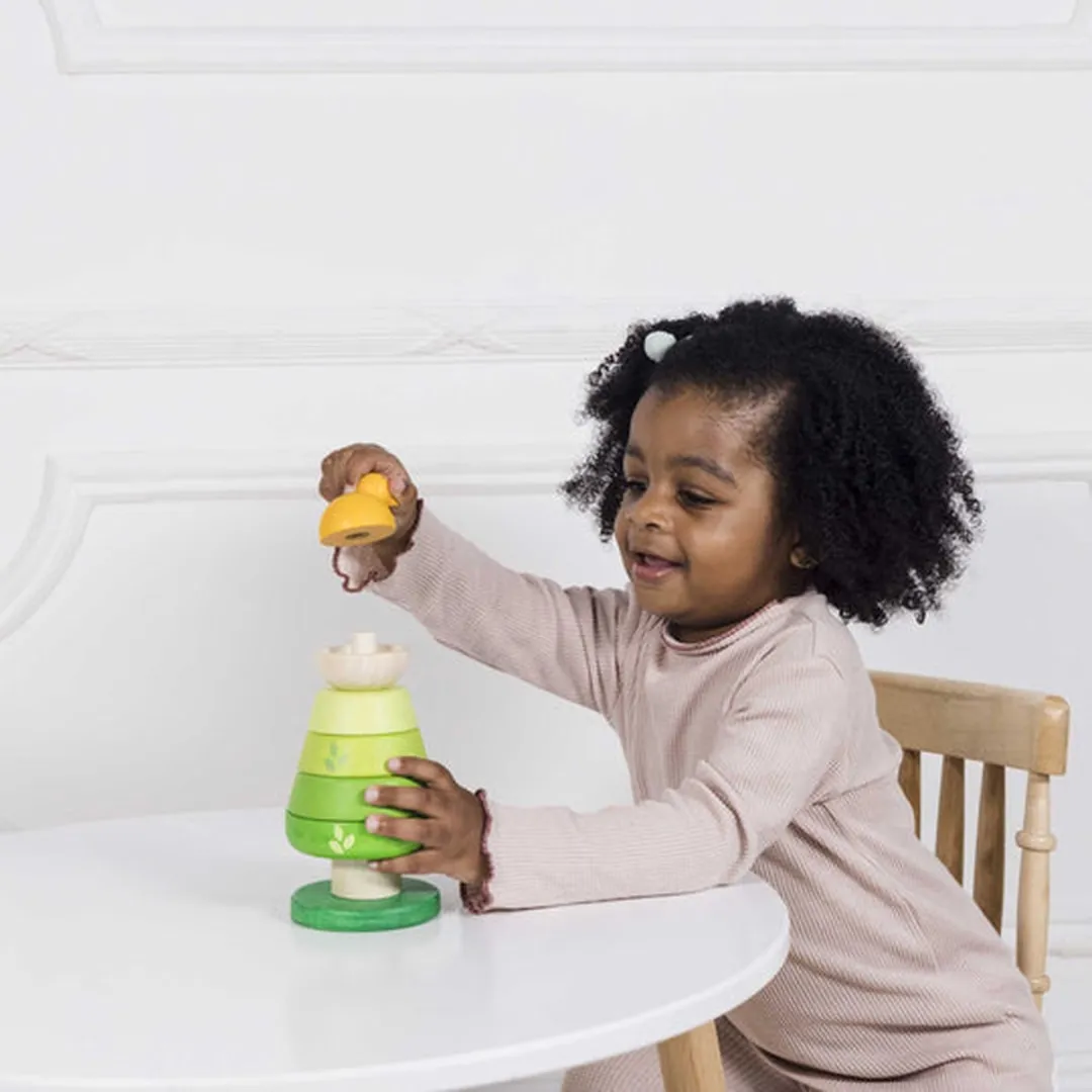 Le Toy Van Petilou Boom Stapelspel - Bonte kleuren