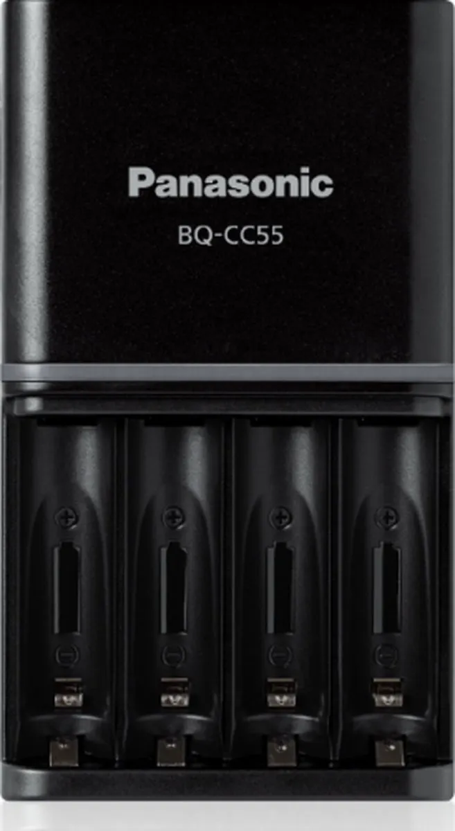 Panasonic Eneloop Smart & Quick Lader BQ-CC55 - 4x AA 2500mAh - Wit