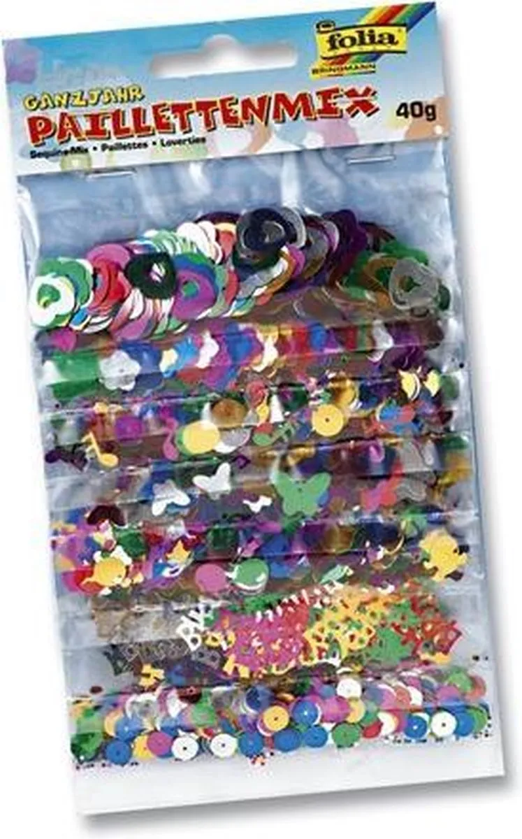 Folia Paillettenmix 40g