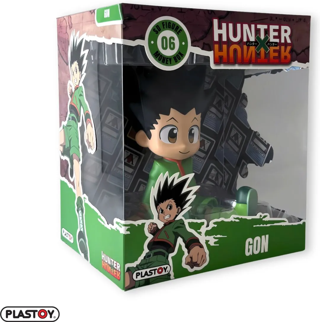 Plastoy Gon Spaarpot - Hunter x Hunter - Veelkleurig