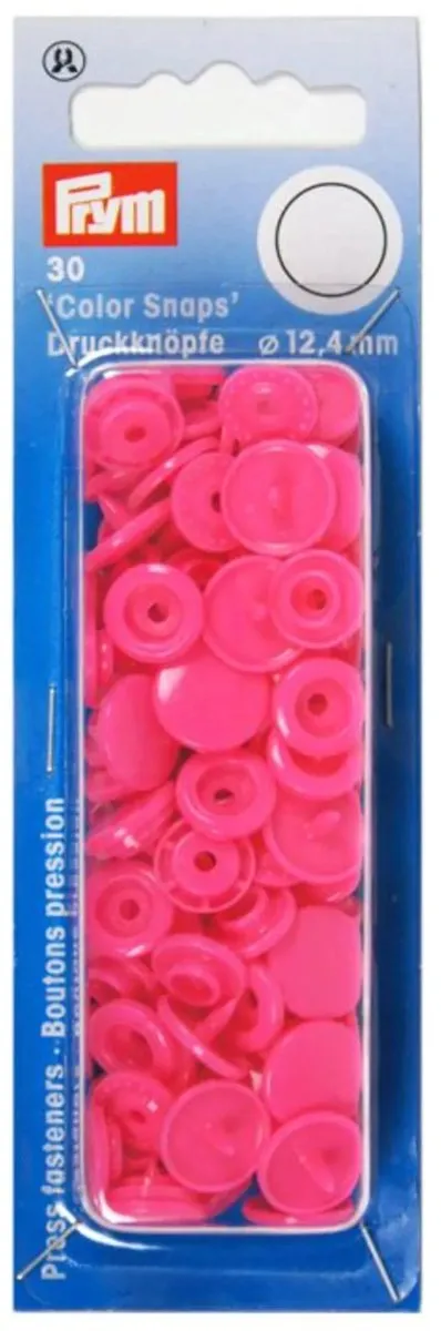 Prym Drukknopen ColorSnaps 12,4mm Fuchsia - 30 Stuks