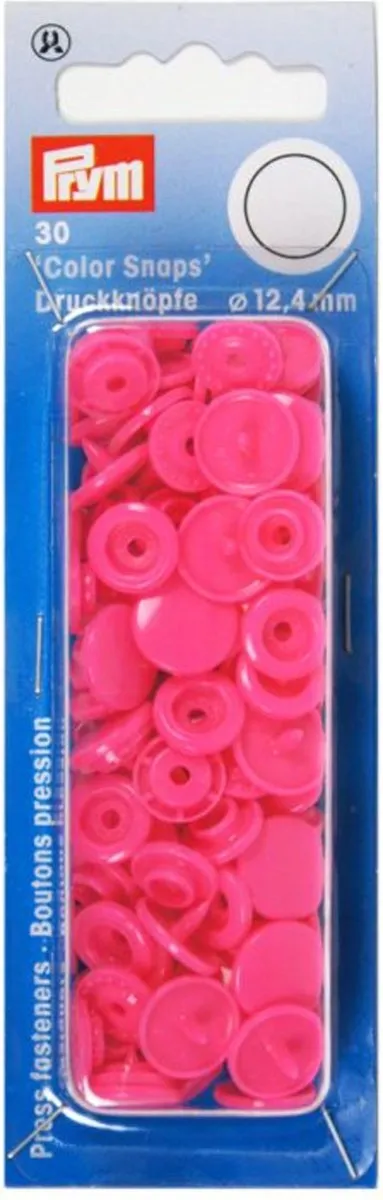 Prym Drukknopen ColorSnaps 12,4mm Fuchsia