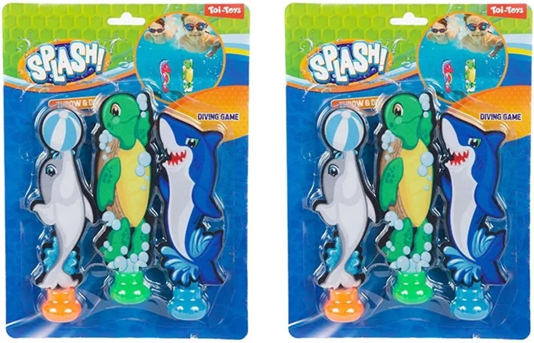 Toi-Toys Duikspeelgoed Zwembadset - 6 Stuks - Multi