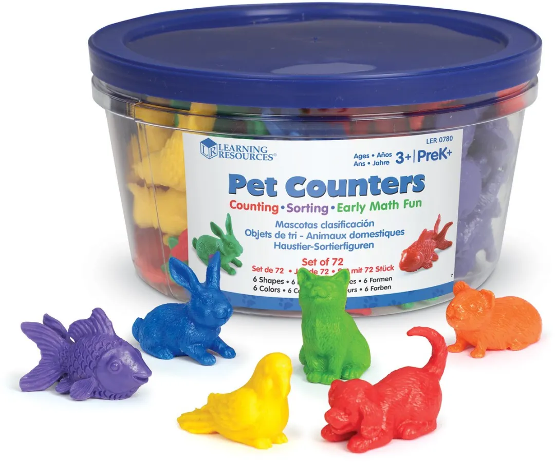 Learning Resources Huisdier Sorteerset LER0780 - Multicolor